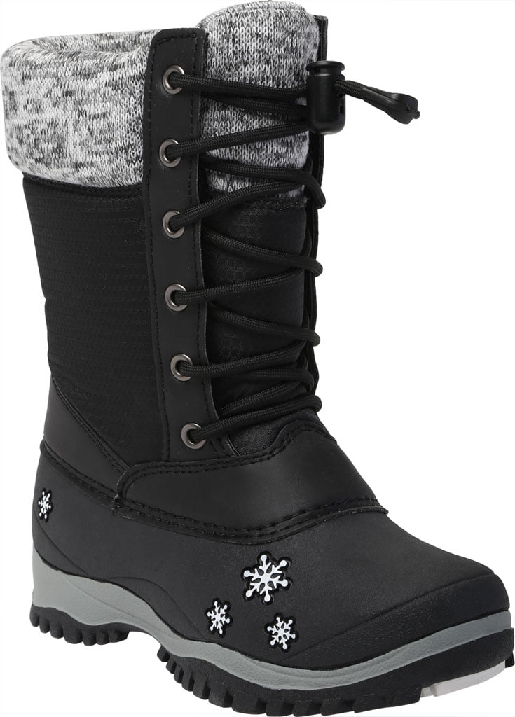 Baffin Girls Avery Waterproof Winter Boot Black 3 Medium US
