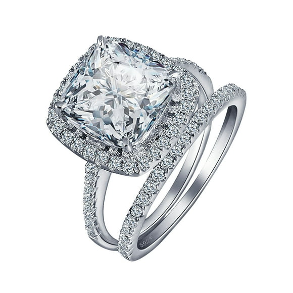 Fiudx Hermoso Anillo de Cobre con Flores para Mujer, Talla 6-10.