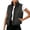Black, variant on Polka Dot Cropped Puffer Vest Women Winter Lightweight Warm Quilted Padded Gilet with Pockets