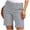 Dark Gray, variant on Gswybco Summer Shorts for Women Stretch Twill Shorts Fit Hiking Shorts Pockets Bermuda Shorts Soft Wide Leg Shorts