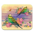 thumbnail image 2 of WIRESTER 8.66x7.08 in Rectangle Mouse Pad with Non-Slip Rubber Base for Computers, Laptop, Office & Home - Budgie Parakeet Birds, 2 of 5