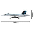 thumbnail image 3 of COBI Top Gun Maverick F/A-18E Super Hornet 570 Piece Construction Blocks Building Kit, Scale 1:48, 3 of 9