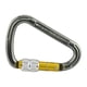 thumbnail image 1 of Mosqueton De Aluminio Tipo D Con Seguro 25Kn Gim Sports  Gm-108, 1 of 3