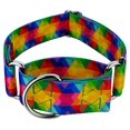 thumbnail image 1 of Country Brook Collier pour Chien Martingale Petz - HossFit Jr Wide - Collection Groovy avec des Designs Far Out (Kaléidoscope, Grand), 1 of 4