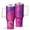 White-1, variant on 40oz Tumbler with Handle and Straw, Vacuum Insulated Stainless Steel Travel Mug, Fits Car Cup Holder, Liquid & Marble Print