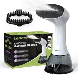 Loheer 1350W Handheld Garment Steamer, 400ml Tank