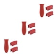 thumbnail image 1 of Advancent 3 piezas de fundas de mango de olla de silicona para envolver la cubierta de calor rojo Type1 NO1 Advancent CBP457882, 1 of 1