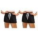 thumbnail image 4 of Qarigey Pantalones cortos Running Workout Pantalones cortos Training Sweatpants Ropa de verano Negro M 2piezas Qarigey CBP334127, 4 of 5