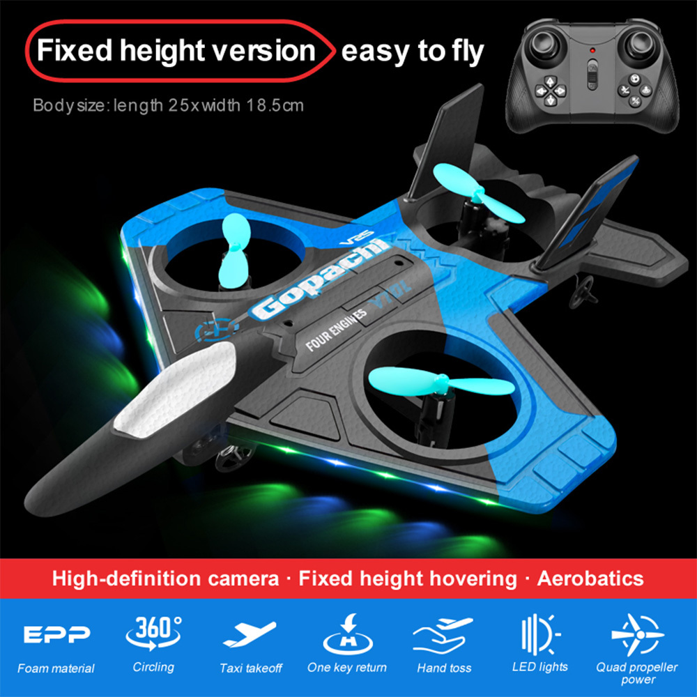 Alextreme V25 RC Plane Drone Remote Control Airplane Toy Interesting RC