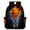 Bronze, variant on Basketball and Hoop Backpack, Lightweight 15 Inch Laptop Backpack for Men Women, Casual Daypack for Travel Work, Fire and Water Basketball