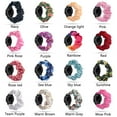thumbnail image 3 of ALMNVO 20mm Scrunchie Bands for Samsung Galaxy Watch 5/Galaxy Watch 4 40mm 44mm/Galaxy Watch 5 Por 45mm /Active 2 /Watch 4 Classic 42mm 46mm/Active/Watch 3 41mm, Women Elastic Watch Band Replacement, 3 of 10