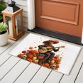 thumbnail image 5 of Halloween 2'x3' Washable Rug,Mexican Skeleton Play Guitar Abstract Florals Non-Slip Soft Doormat Area Rugs for Entrance Bathroom Bedsides,Front Doormat Carpet for Kitchen Bedroom,Entryway Floor Mat, 5 of 9