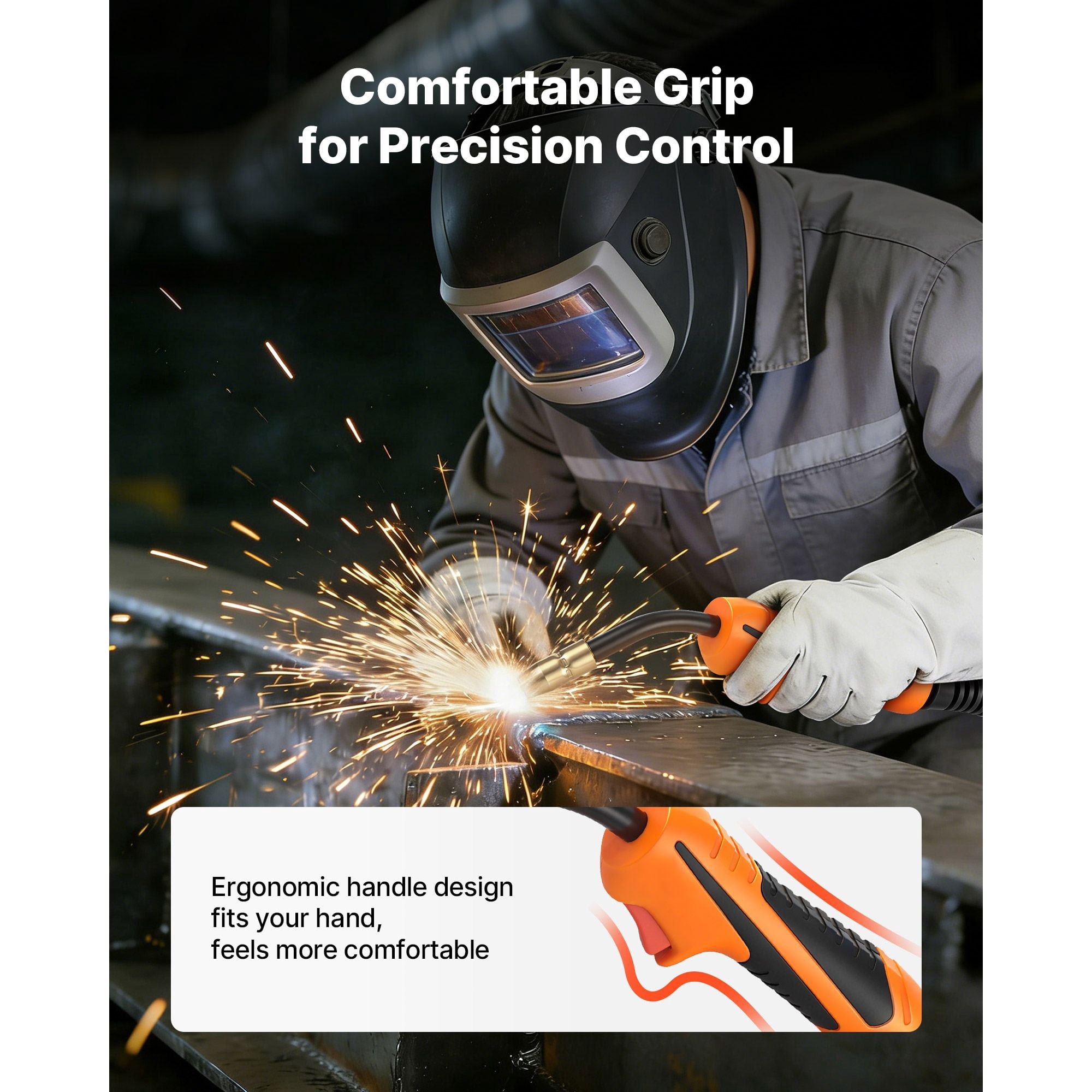 MIG Welding Gun 150A 15ft Pure Copper Cable Replacement for Miller M-15/M-150 for Millermatic