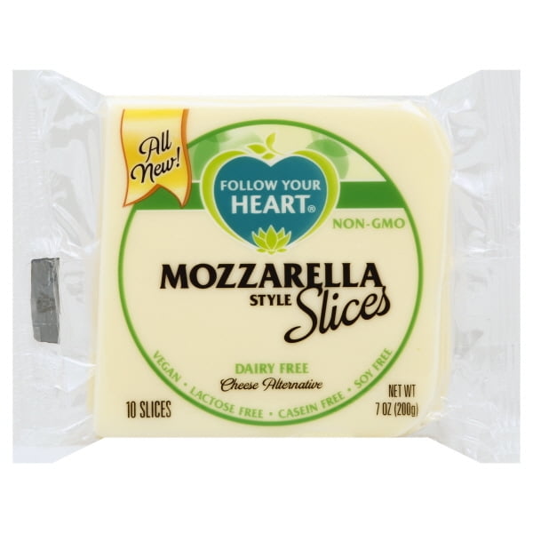 Follow Your Heart Slices Mozzarella Cheese Alternative, 7 Oz.