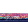 thumbnail image 4 of Rugs.com Calypso Collection Rug – 8 Ft Round Fuchsia Medium Rug Perfect For Kitchens, Dining Rooms, 4 of 8