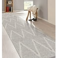 thumbnail image 3 of Pasargad Home Simplicity 2.06' x 10' Hand-Woven Cotton Grey/Ivory Rug - All Ages, Indoors, 3 of 3
