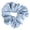 Blue, variant on Satin Rhinestone Scrunchie in Acrylic Diamond-Shaped Case, 1 Piece, White