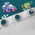 thumbnail image 4 of Homewish Cartoon Race Car Blackout Curtains Set of 2 (52x84 Each),Kawaii Wild Dinosaur Window Curtains,Extreme Sports Curtains and Drapes For Teens,Microfiber Bedroom Decor, 4 of 6