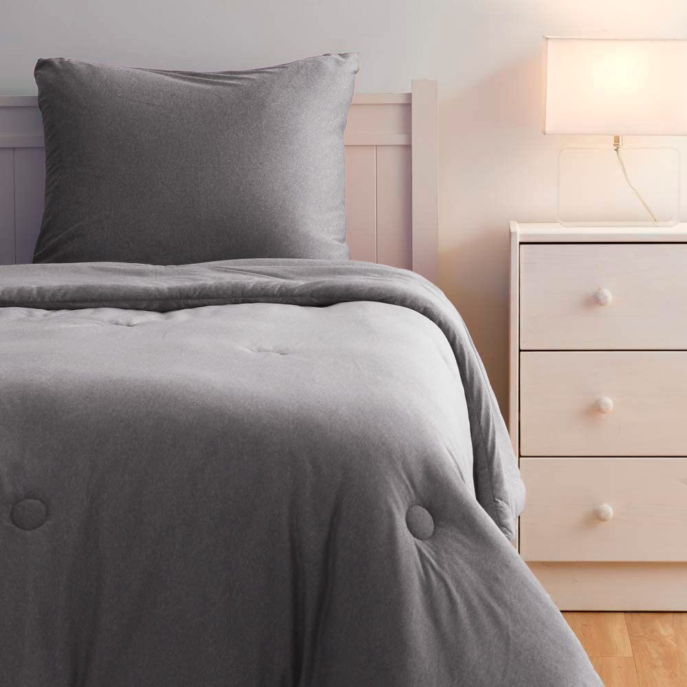 Dawn College Traveler Bundle in Washed Grey, 13Piece Dorm Room Set