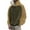 a-Brown17141, variant on VNKIDY Men's Hoodies Autumn Winter Color Block Warm Sweatshirt Loose Fit Long Sleeve Drawstring Hooded Pullover For Cold Weather Leisure Tops