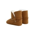 thumbnail image 3 of Seyurigaoka Baby Winter Snow Boot Solid Color Fleece Boot with Nonslip Sole, 3 of 9