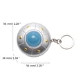 thumbnail image 3 of Creative Flying Saucer Keychain Pendant UFO Keyring with Mini LED Light for Kids, 3 of 16