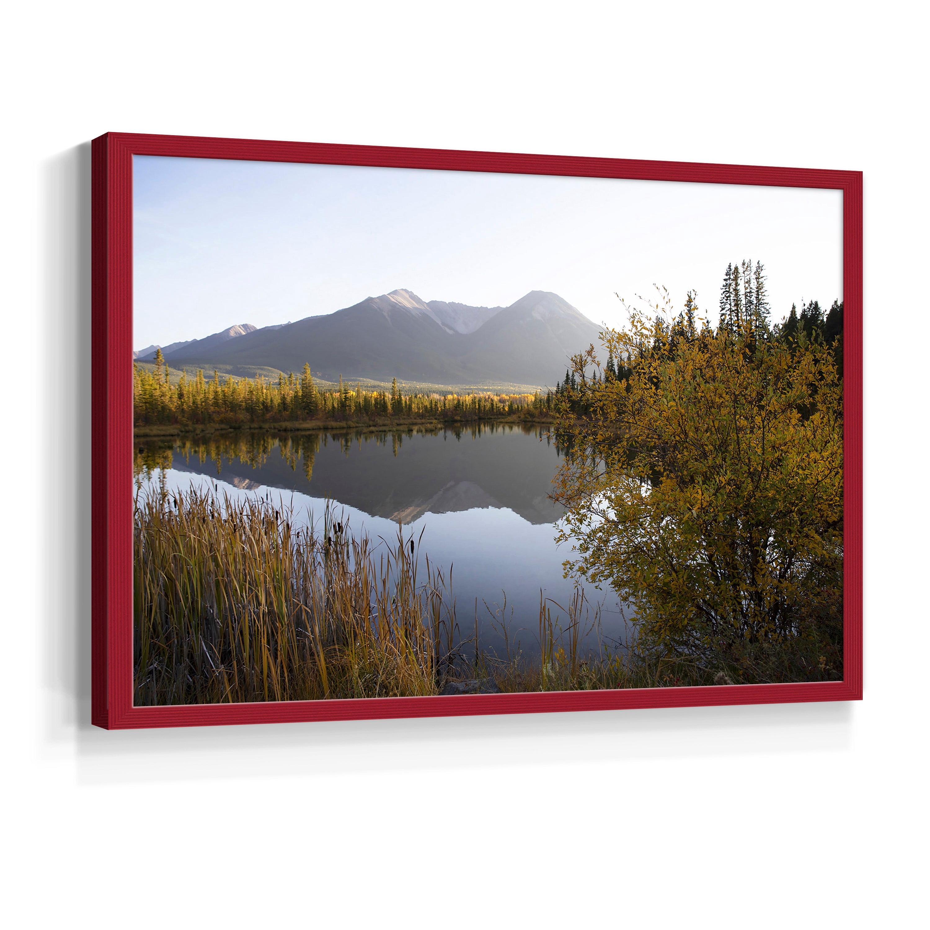 Low Light on Vermillion by Carol Robinson - Restickable Framed Giclée Print