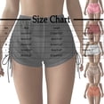 thumbnail image 3 of Qingpeng Women's Drawstring Side Mesh Sheer Beach Summer Cover Up Shorts Bikini Bottoms, 3 of 4
