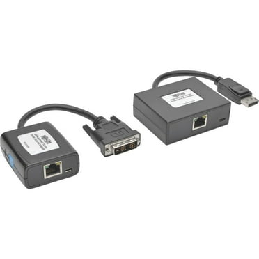 Eaton Tripp Lite Series DisplayPort to DVI over Cat5/6 Active Extender Kit, Pigtail Transmitter/Receiver for Video/Audio, 125 ft. (38 m), TAA - 1 Input Device - 1 Output Device - 125 ft Range - 2 x...