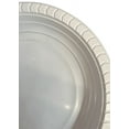 thumbnail image 2 of Nicole Fantani's Serving 9" Disposable White Plastic plates Good to use in Microwave, Bulk Stock for Restaurant, Hotel, Deli & Elegant Parties: 100 Count, 2 of 6