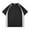 Black, variant on Dagugfen Workout Shirts for Men Oversize Short Sleeve Crew Neck Loose Breathable Color Block Athletic Tops
