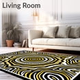 thumbnail image 2 of ODIKA 6x9 Machine Washable Non-Slip Area Rug, Tie Dye Spiral Deluxe Velvety Smooth Stylish Decoration Ultra Soft Rug, None, 580848, 2 of 7