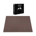 thumbnail image 3 of Ambesonne Plaid Jigsaw Puzzle Durable Cardboard, Classic Motives Checkered, 1000 pcs, Vermilion Green and Blue, 3 of 5