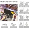 thumbnail image 6 of Throw Blanket Gifts for Mom from Daughter Son Soft Fleece Blanket Birthday Gift Mother Gift Ideas Luxury Blankets for Bed Sofa and Travel 60"X50", 6 of 6