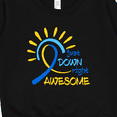 thumbnail image 3 of Inktastic Just Down Right Awesome Down Syndrome Awareness Ribbon Toddler Sweatshirt, 3 of 4