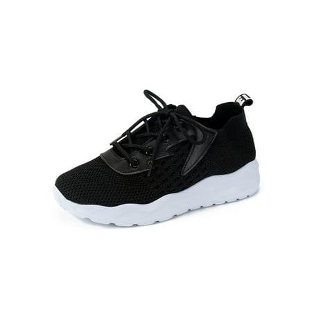 

Zodanni Women Walking Shoe Mesh Sneakers Sport Athletic Shoes Workout Running Sneaker Outdoor Elastic Breathable Trainers Black 5.5