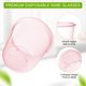 thumbnail image 4 of Vasos desechables sin tallo Ziliny, 350 ml, cristal, 50 unidades, rosas, 4 of 6