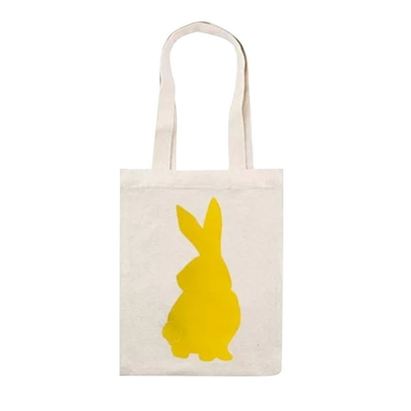 Easter Savings Clearance 2023! loopsun Adorable Easter Bunny Cloth Bag Tote Handheld Holiday Gift Bag