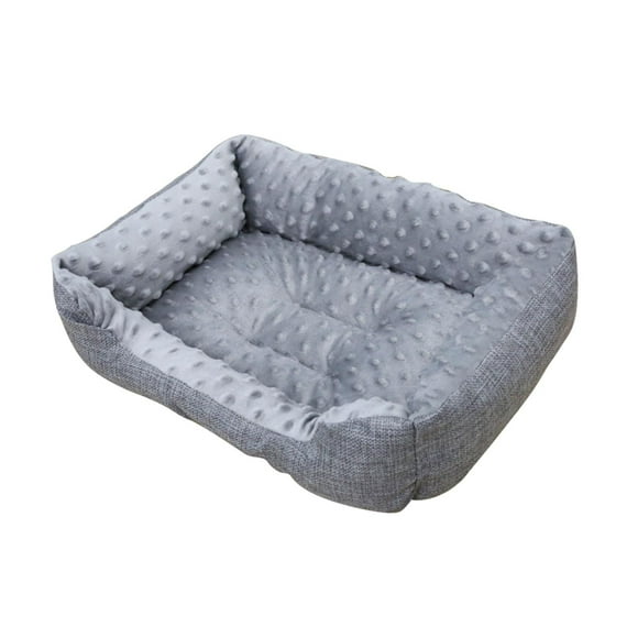 Cama cálida para perros y gatos jinwen con cojín lavable 40x30cm Algodón
