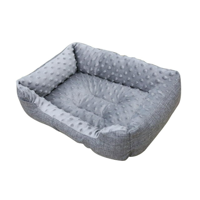 Cama cálida para perros y gatos jinwen con cojín lavable 40x30cm Algodón