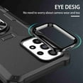 thumbnail image 6 of Dteck for Samsung Galaxy A25 5G (2023) Phone Case, Shockproof Built Magnetic Ring Kickstand Durable Military Grade Heavy Duty  Phone Case for Galaxy A25 Cover Case, Black, 6 of 10