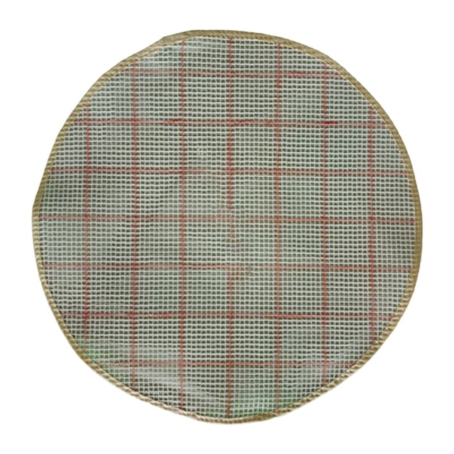 KLKCMS Latch Hook Mesh Making Decoration Blank Pillow Hooking Mesh for Sofa Mat 50cmx50cm