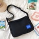 thumbnail image 3 of Bolso de hombro portátil de Lona Minnieouse estilo informal para mujer Negro grande con correa ajustable, 3 of 6