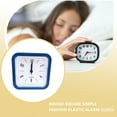 thumbnail image 4 of Reloj despertador Toystoory luminoso silencioso Digital plástico Azul cuadrado, 4 of 6