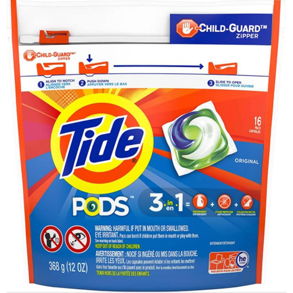 Tide Liquid Pods, Original, 16 Packs Walmart Canada