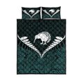 thumbnail image 5 of Kiwi Silver Fern Classic Juego de Cama Colcha Estado Oscuro, 5 of 5