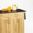 thumbnail image 2 of Homestyles Chariot de Cuisine en Bois à Roulettes Create-a-Cart Brun, 2 of 22