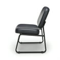 thumbnail image 3 of OFM Vinyl Armless Guest and Reception Chair, in Navy (405-VAM-605), 3 of 5