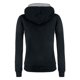 thumbnail image 3 of Gibobby Sudadera con cierre mujer, 2023 Sudaderas con capucha y cuello redondo para mujer, diseño de suéter suelto de manga larga(Negro,XG), 3 of 4