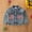 Blue, variant on Kids Denim Jacket Button Down Denim Jacket Casual Basic Outwear Blue Jacket Kids Clothes 4-5 Years